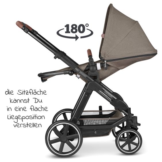 ABC Design Passeggino Condor 4 Combi - incluso navicella e seggiolino sportivo - Fashion Edition - Natura