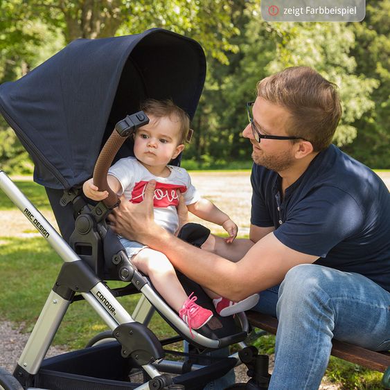 ABC Design Kombi-Kinderwagen Condor 4 - inkl. Babywanne & Sportsitz - Ice