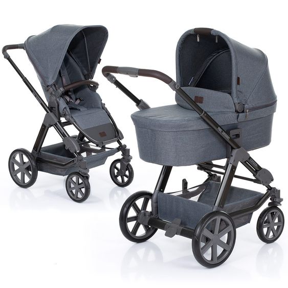 ABC Design Kombi-Kinderwagen Condor 4 - inkl. Babywanne & Sportsitz - Mountain