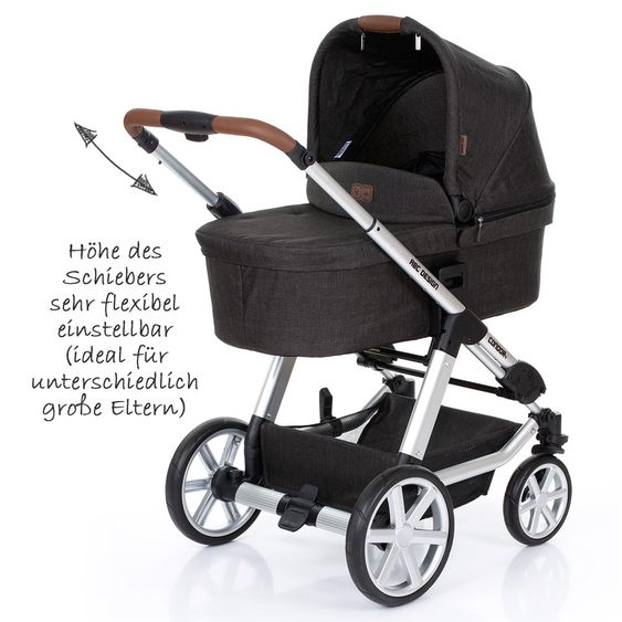 ABC Design Condor 4 baby carriage - incl. baby bath & sports seat - piano