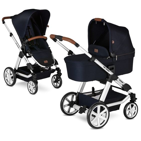 ABC Design Kombi-Kinderwagen Condor 4 - inkl. Babywanne & Sportsitz - Shadow