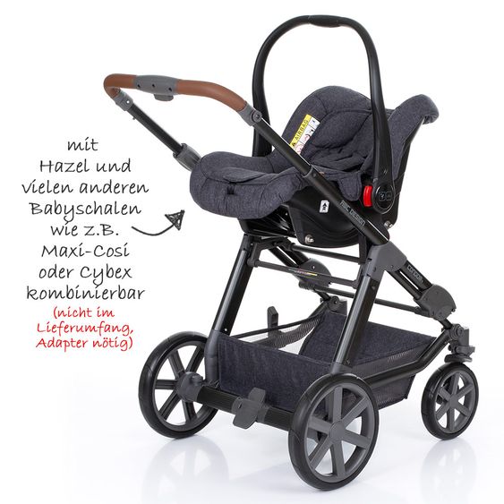 ABC Design Kombi-Kinderwagen Condor 4 - inkl. Babywanne & Sportsitz - Street