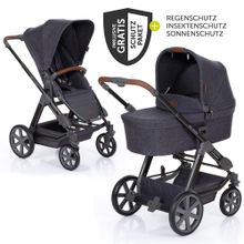 Kombi-Kinderwagen Condor 4 - inkl. Babywanne, Sportsitz und XXL Zubehörpaket - Street
