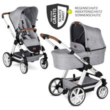 Kombi-Kinderwagen Condor 4 - inkl. Babywanne, Sportsitz & XXL Zubehörpaket - Graphite Grey
