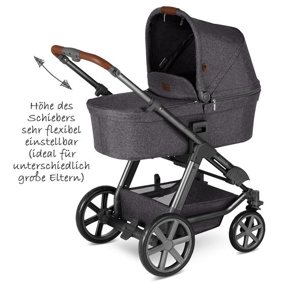 ABC Design Kombi-Kinderwagen Condor 4 - inkl. Babywanne, Sportsitz & XXL Zubehörpaket - Street