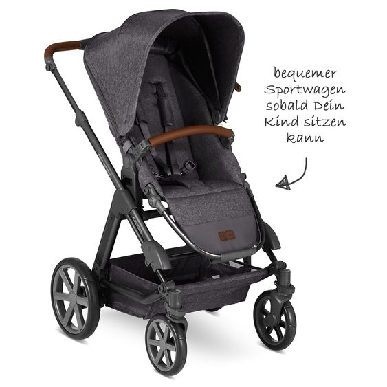 ABC Design Kombi-Kinderwagen Condor 4 - inkl. Babywanne, Sportsitz & XXL Zubehörpaket - Street