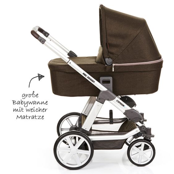 ABC Design Kombi-Kinderwagen Condor 4 - Leaf