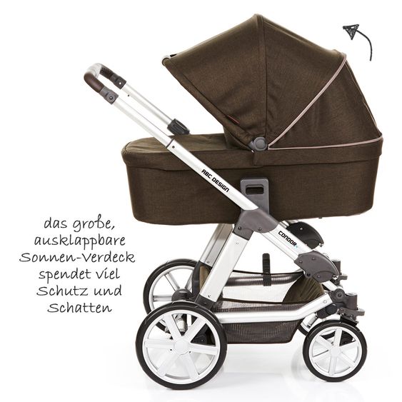 ABC Design Kombi-Kinderwagen Condor 4 - Leaf