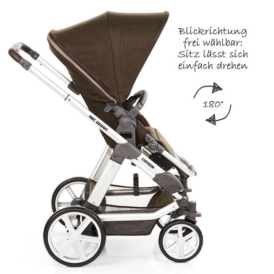 ABC Design Kombi-Kinderwagen Condor 4 - Leaf