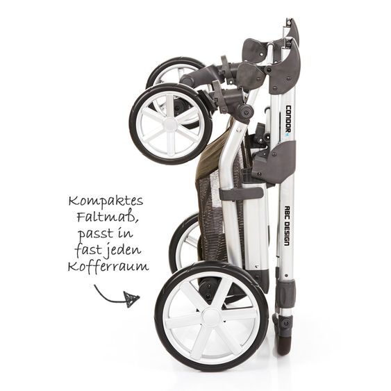 ABC Design Kombi-Kinderwagen Condor 4 - Leaf