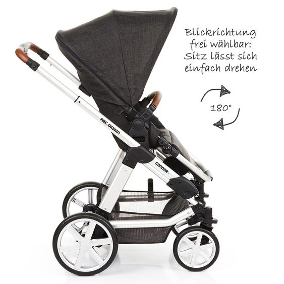 ABC Design Kombi-Kinderwagen Condor 4 - Piano