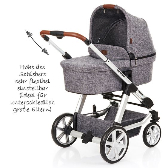 ABC Design Kombi-Kinderwagen Condor 4 Spar-Set - inkl. Wickeltasche & Regenschutz - Race
