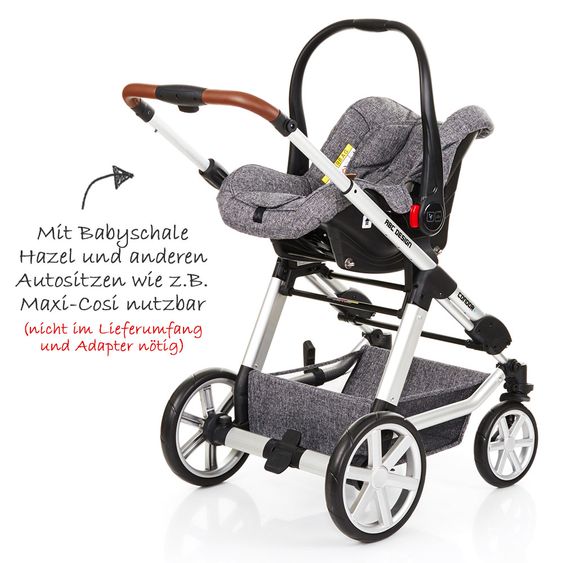 ABC Design Kombi-Kinderwagen Condor 4 Spar-Set - inkl. Wickeltasche & Regenschutz - Race