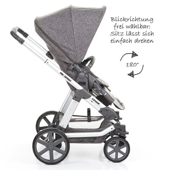 ABC Design Kombi-Kinderwagen Condor 4 - Track