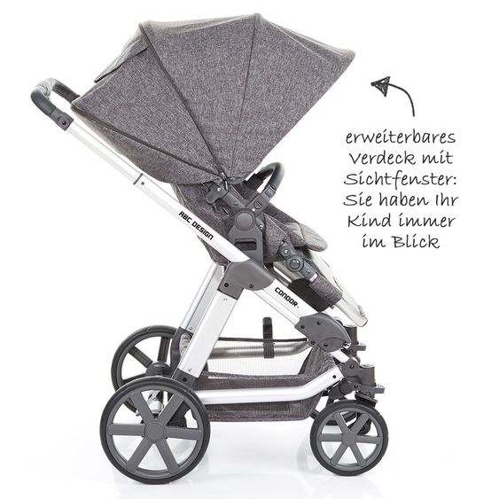ABC Design Kombi-Kinderwagen Condor 4 - Track