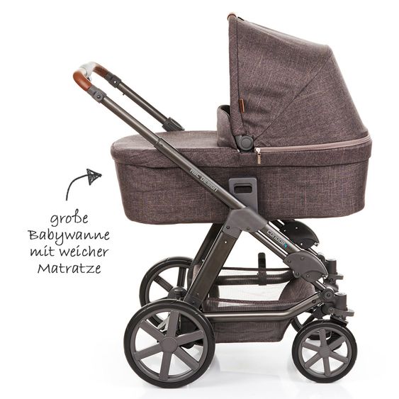 ABC Design Kombi-Kinderwagen Condor 4 - Walnut