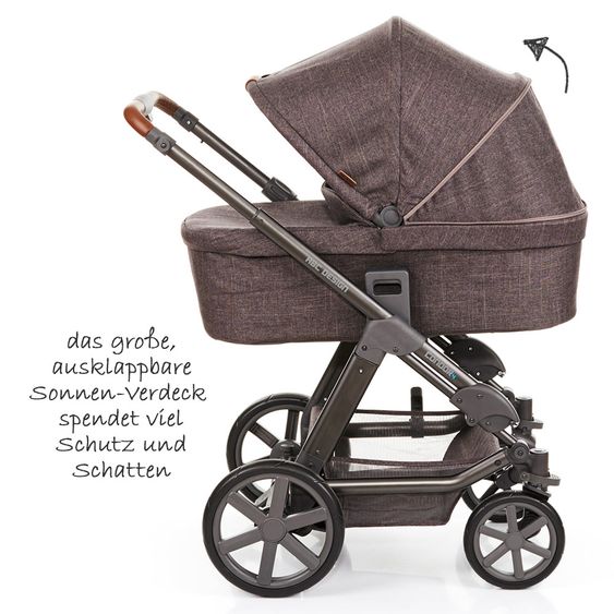 ABC Design Kombi-Kinderwagen Condor 4 - Walnut