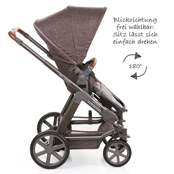 ABC Design Kombi-Kinderwagen Condor 4 - Walnut