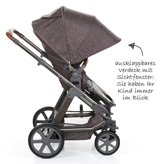 ABC Design Kombi-Kinderwagen Condor 4 - Walnut