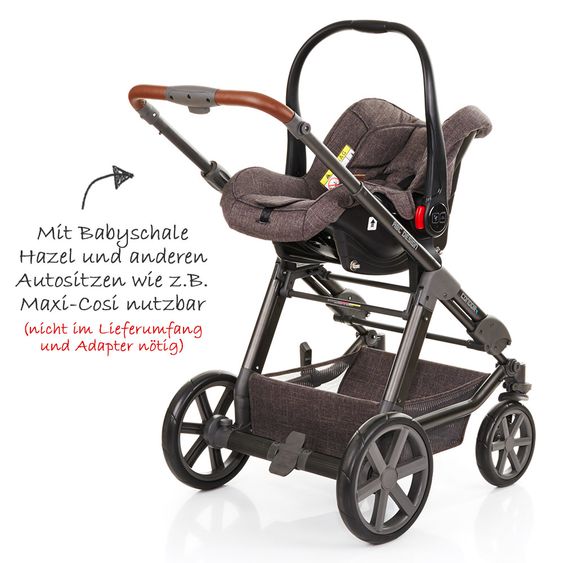 ABC Design Kombi-Kinderwagen Condor 4 - Walnut