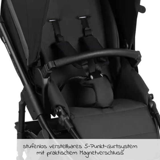 ABC Design Kombi-Kinderwagen Salsa Run - inkl. Babywanne und Sportsitz inkl. XXL Zubehörpaket (mit Sportzulassung, Luftbereifung & Handbremse) - Ink