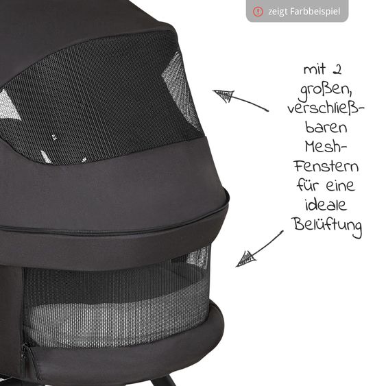 ABC Design Passeggino Salsa 4 Air - incluso navicella e seggiolino sportivo - Asfalto