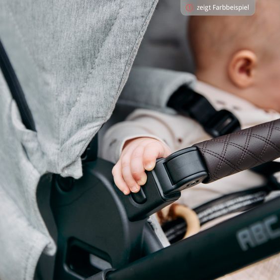 ABC Design Kombi-Kinderwagen Salsa 4 Air - inkl. Babywanne & Sportsitz - Classic Edition - Reed