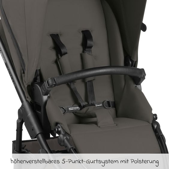 ABC Design Kombi-Kinderwagen Salsa 4 Air - inkl. Babywanne & Sportsitz - Cloud