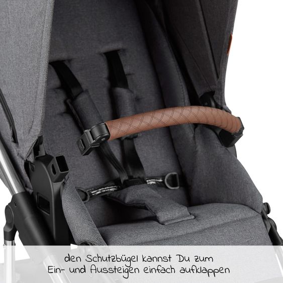 ABC Design Combi stroller Salsa 4 Air - incl. carrycot & sport seat - Diamond Edition - Asphalt