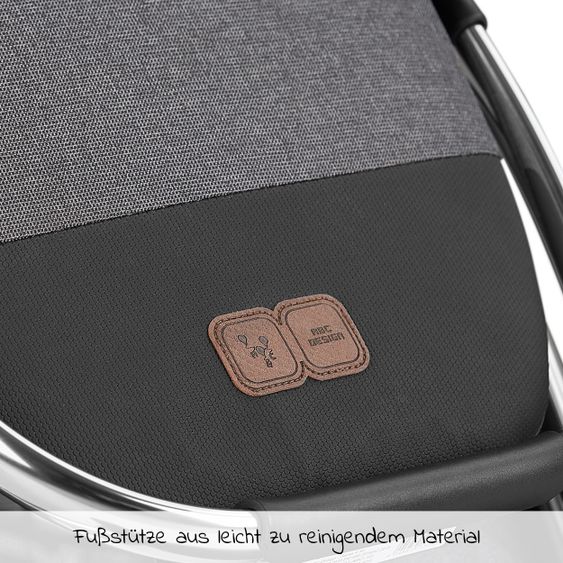 ABC Design Combi stroller Salsa 4 Air - incl. carrycot & sport seat - Diamond Edition - Asphalt