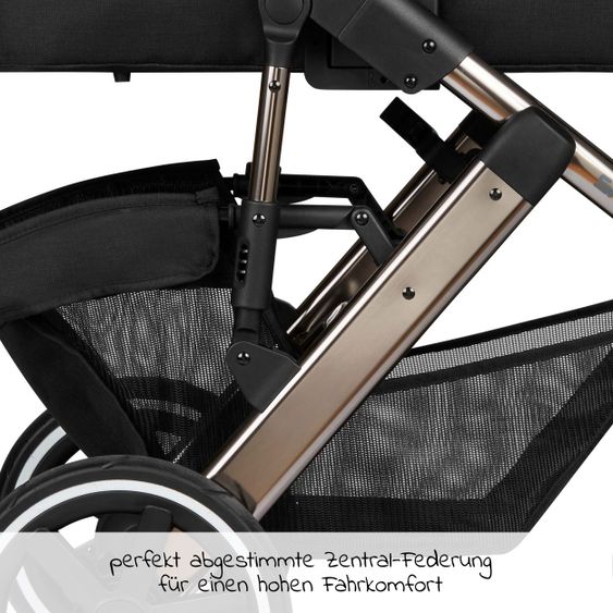 ABC Design Kombi-Kinderwagen Salsa 4 Air - inkl. Babywanne & Sportsitz - Diamond Edition - Dolphin
