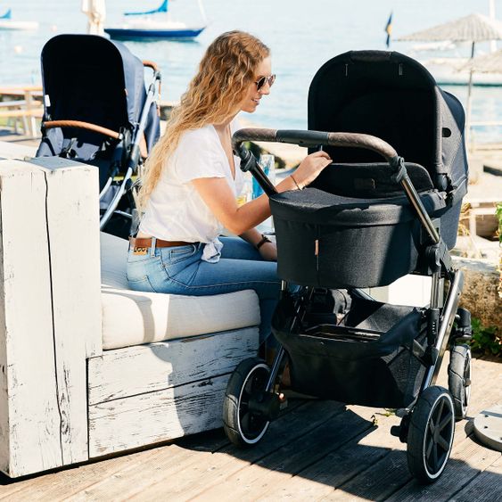 ABC Design Kombi-Kinderwagen Salsa 4 Air - inkl. Babywanne & Sportsitz - Diamond Edition - Dolphin