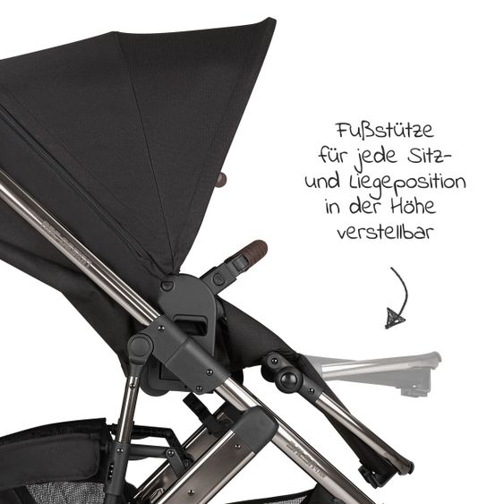 ABC Design Kombi-Kinderwagen Salsa 4 Air - inkl. Babywanne & Sportsitz - Diamond Edition - Dolphin
