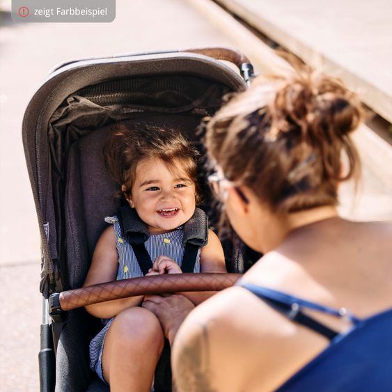 ABC Design Kombi-Kinderwagen Salsa 4 Air - inkl. Babywanne & Sportsitz - Diamond Edition - Herb