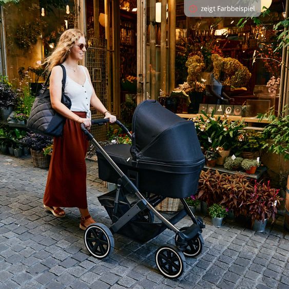 ABC Design Combi stroller Salsa 4 Air - incl. baby bath & sport seat - Diamond Edition - Navy