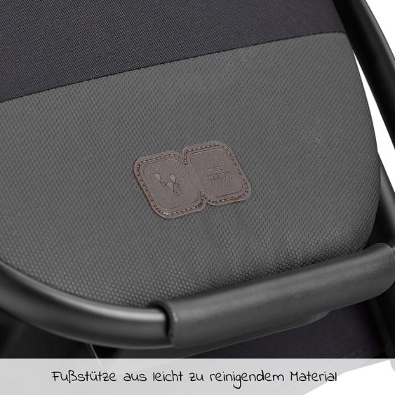 ABC Design Passeggino Salsa 4 Air Combi - incluso navicella e seggiolino sportivo - Fashion Edition - Midnight
