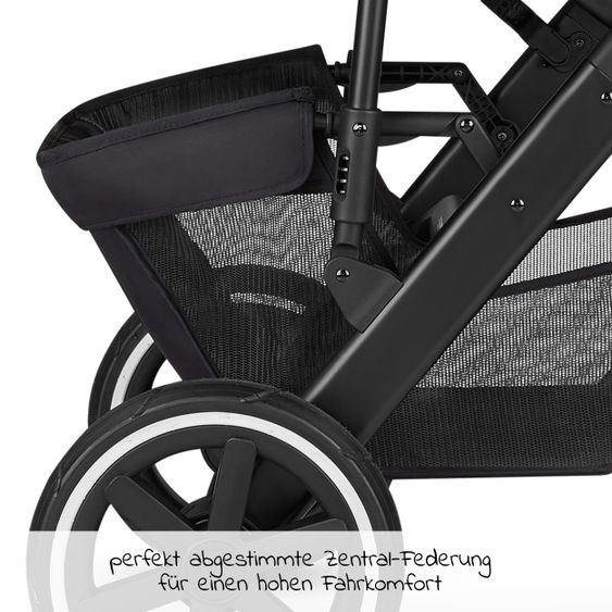 ABC Design Passeggino Salsa 4 Air Combi - incluso navicella e seggiolino sportivo - Fashion Edition - Midnight