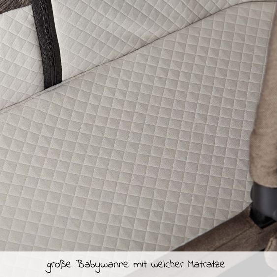 ABC Design Kombi-Kinderwagen Salsa 4 Air - inkl. Babywanne & Sportsitz - Fashion Edition - Nature