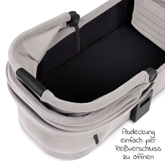 ABC Design Kombi-Kinderwagen Salsa 4 Air - inkl. Babywanne & Sportsitz mit XXL Zubehörpaket - Biscuit