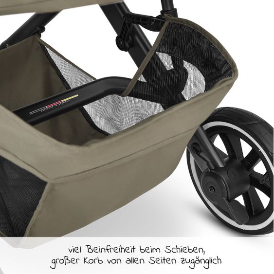 ABC Design Passeggino Salsa 4 Air Combi - incluso navicella e seggiolino sportivo con pacchetto accessori XXL - Classic Edition - Reed