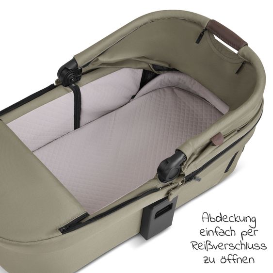 ABC Design Kombi-Kinderwagen Salsa 4 Air - inkl. Babywanne & Sportsitz mit XXL Zubehörpaket - Classic Edition - Reed