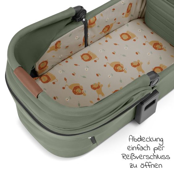 ABC Design Passeggino Salsa 4 Air - incluso navicella e seggiolino sportivo con pacchetto accessori XXL - Olive