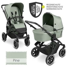 Kombi-Kinderwagen Salsa 4 Air - inkl. Babywanne & Sportsitz mit XXL Zubehörpaket - Pine