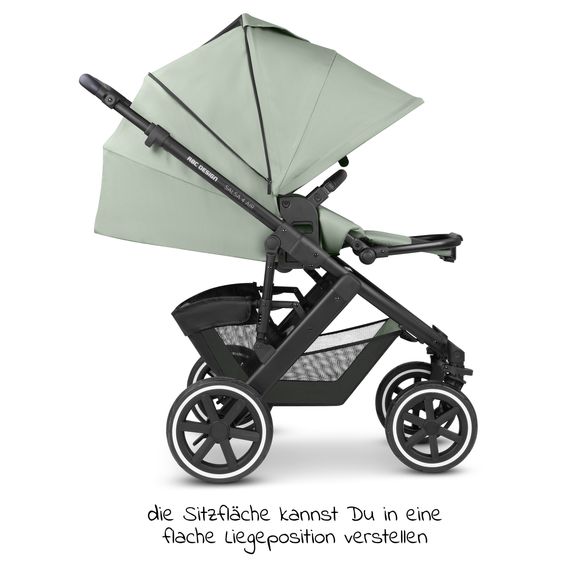 ABC Design Passeggino Salsa 4 Air - incluso navicella e seggiolino sportivo con pacchetto accessori XXL - Pino