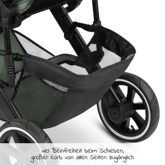 ABC Design Passeggino Salsa 4 Air - incluso navicella e seggiolino sportivo con pacchetto accessori XXL - Pino