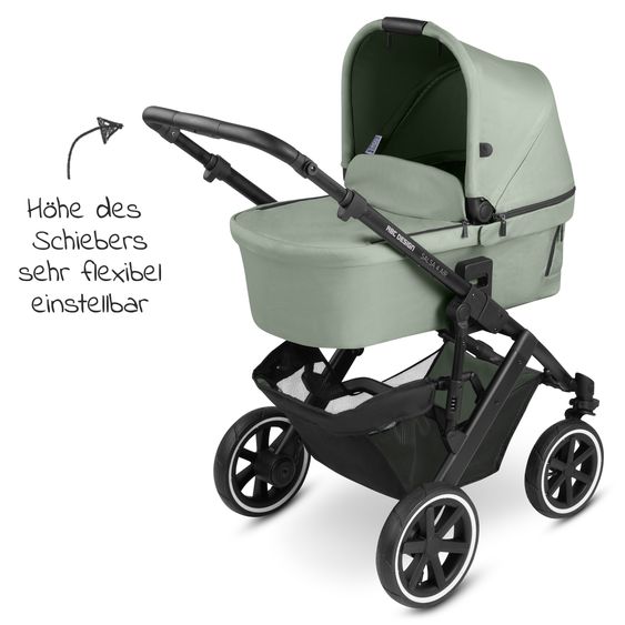 ABC Design Kombi-Kinderwagen Salsa 4 Air - inkl. Babywanne & Sportsitz - Pine