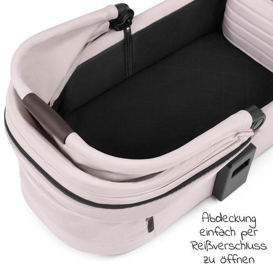 ABC Design Kombi-Kinderwagen Salsa 4 Air - inkl. Babywanne & Sportsitz - Pure Edition - Berry