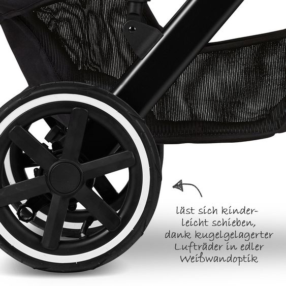 ABC Design Kombi-Kinderwagen Salsa 4 Air - inkl. Babywanne & Sportsitz und XXL ABC-Design Zubehörpaket - Fashion Edition - Deer