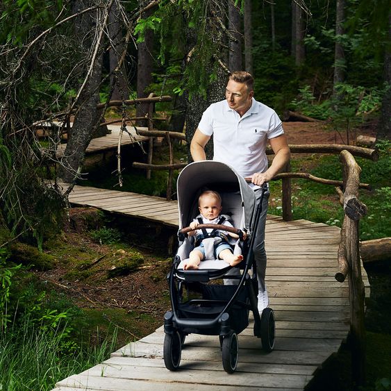 ABC Design Kombi-Kinderwagen Salsa 4 Air - inkl. Babywanne & Sportsitz und XXL ABC-Design Zubehörpaket - Fashion Edition - Deer