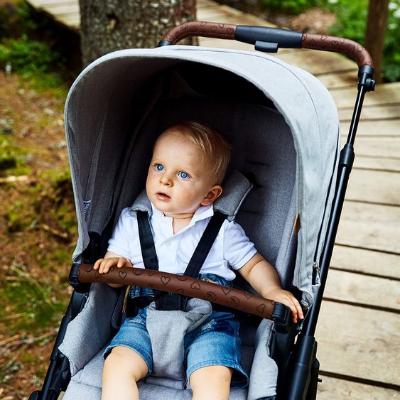 ABC Design Kombi-Kinderwagen Salsa 4 Air - inkl. Babywanne & Sportsitz und XXL ABC-Design Zubehörpaket - Fashion Edition - Deer